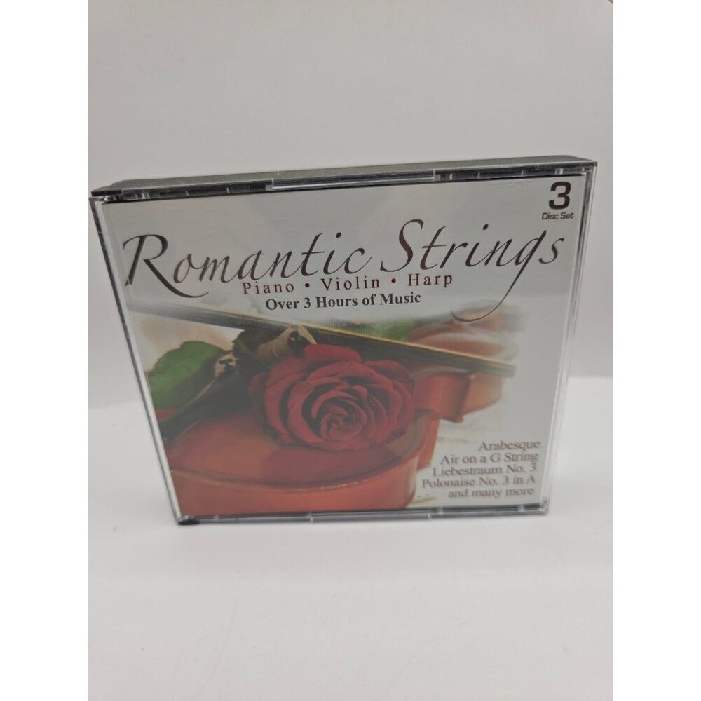 Romantic Strings CD 2009 3 Disc Set Classical Instrumental TGG Music
